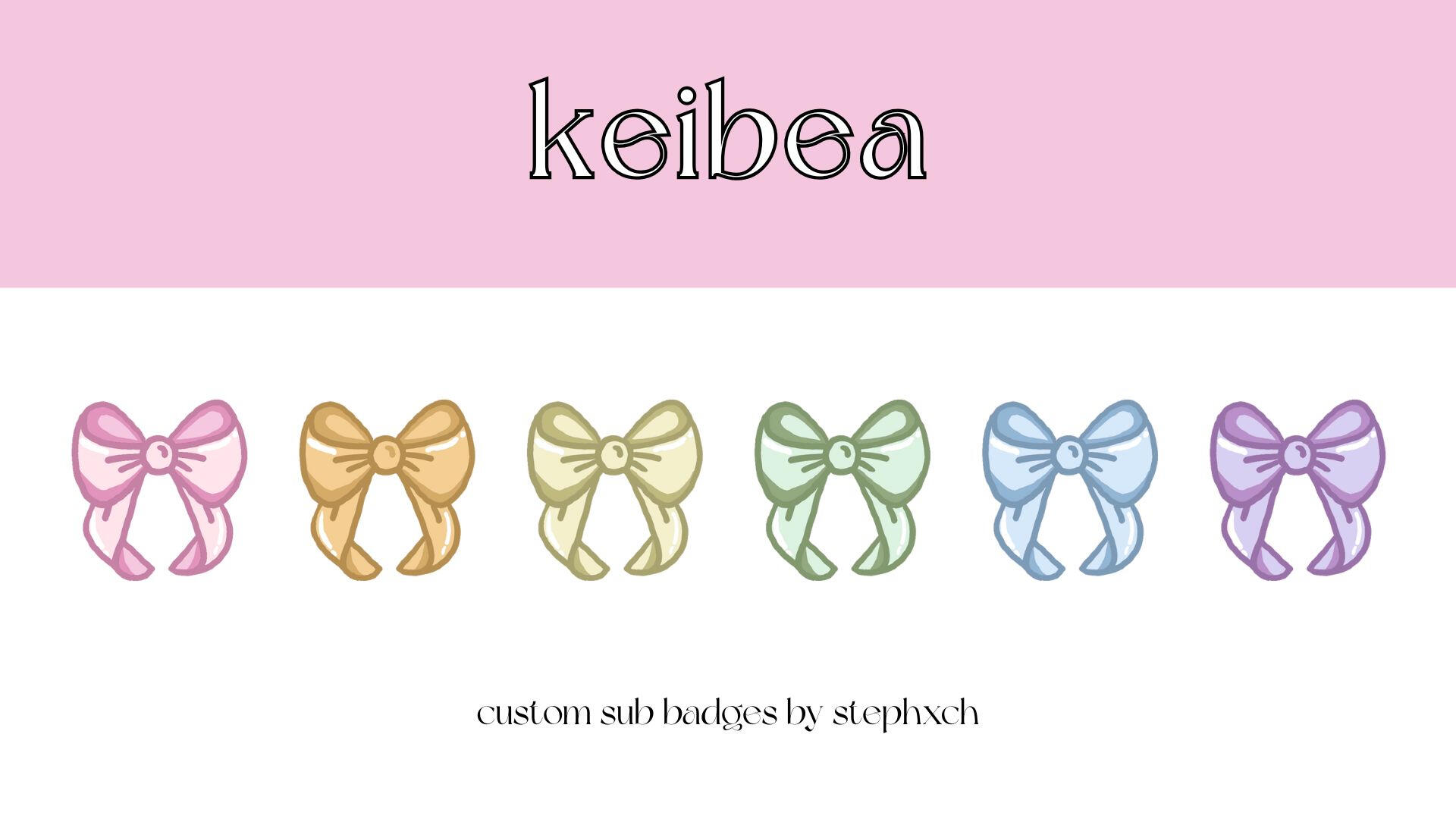 keibea sub badges keibea sub badges