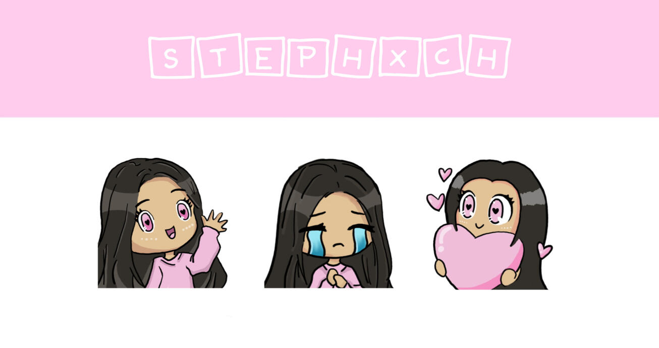 custom chibi emotes for stephxch custom chibi emotes for stephxch